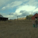 Mary Powell painting outdoors